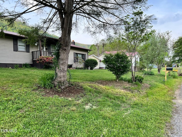 1220 2nd Ave, Big Stone Gap, VA 24219 - view of front of house with a chimney and a front yard