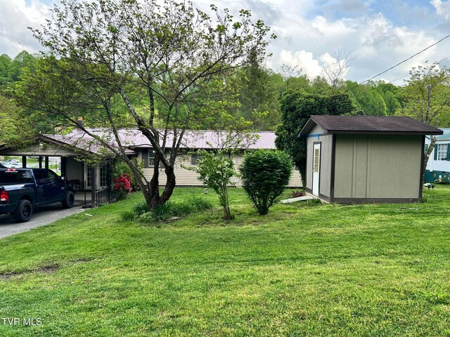 1220 2nd Ave, Big Stone Gap, VA 24219 - view of yard with an outbuilding and a shed