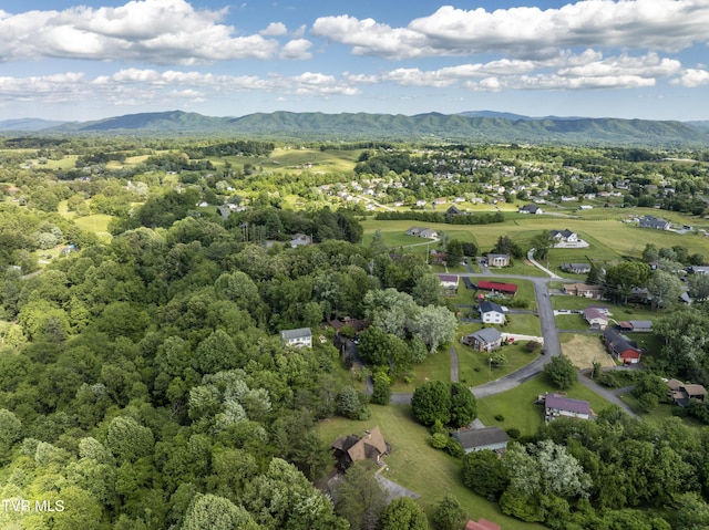 505 Duel Ln, Jonesborough, TN 37659 - aerial overview of property's location featuring a mountainous background