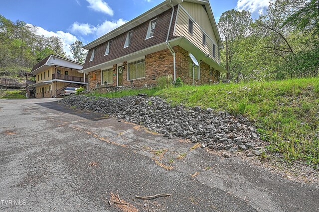 3851 Helen Henderson Hwy, Davenport, VA 24239 - view of property exterior featuring brick siding