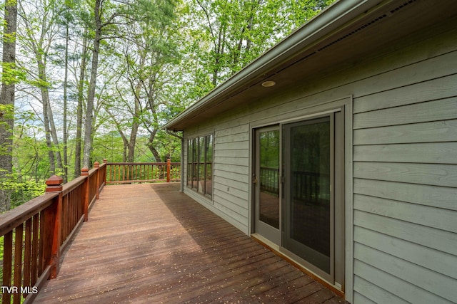 view of deck