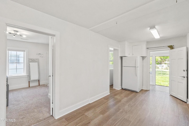1607 E Millard St, Johnson City, TN 37601 - empty room featuring plenty of natural light, light wood-style floors, and baseboards