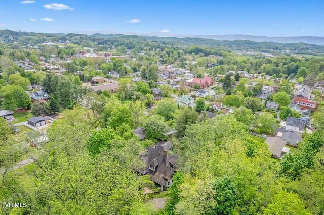 243 NW Mason Pl, Abingdon, VA 24210 - birds eye view of property with a residential view and a mountain view