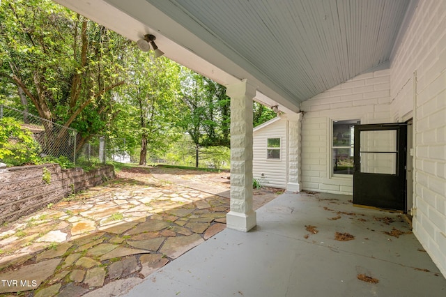 243 NW Mason Pl, Abingdon, VA 24210 - view of patio featuring fence