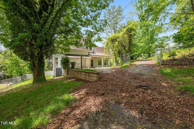 243 NW Mason Pl, Abingdon, VA 24210 - view of yard featuring fence