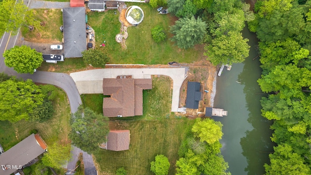 3749 Hemlock Park Cir, Kingsport, TN 37663 - drone / aerial view with a water view
