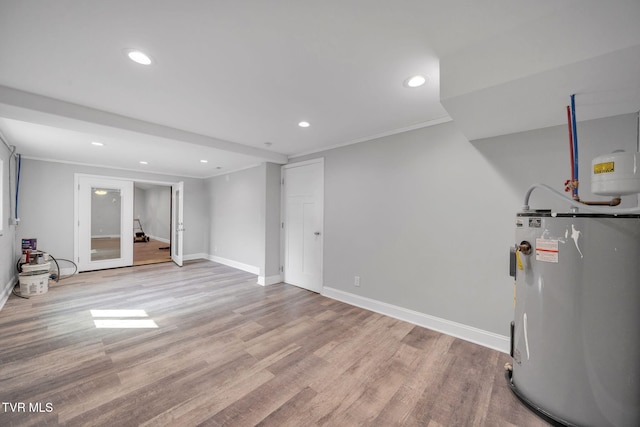 3749 Hemlock Park Cir, Kingsport, TN 37663 - finished basement featuring water heater, baseboards, and recessed lighting