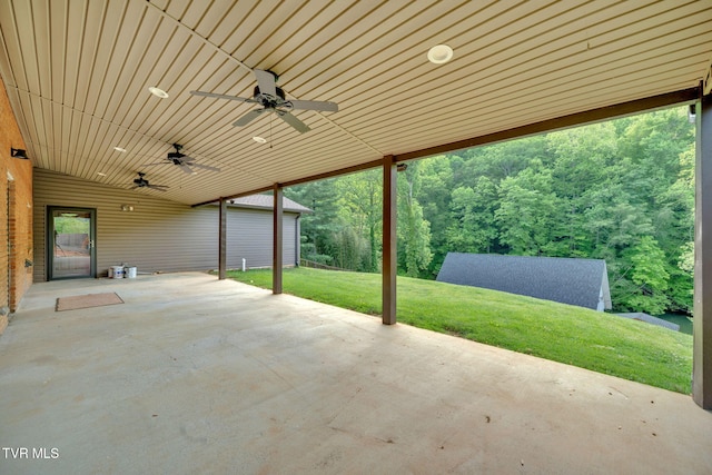 3749 Hemlock Park Cir, Kingsport, TN 37663 - view of patio / terrace with a ceiling fan