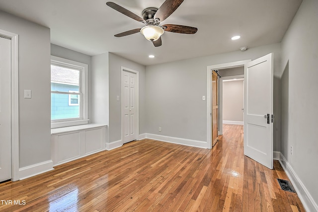 350 Texas Ave, Bristol, VA 24201 - unfurnished bedroom with recessed lighting, baseboards, and light wood finished floors