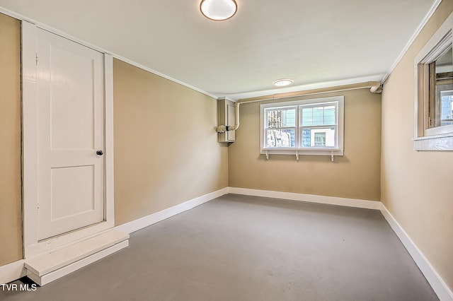 350 Texas Ave, Bristol, VA 24201 - spare room featuring baseboards and concrete floors