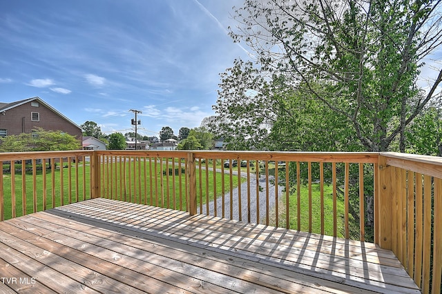 350 Texas Ave, Bristol, VA 24201 - wooden terrace featuring a yard