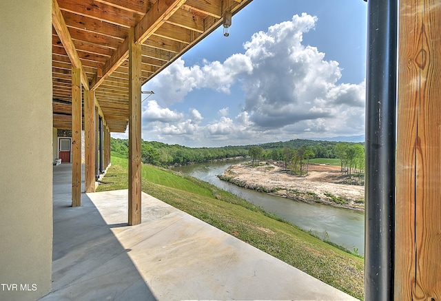 260 Dominique Ln, Greeneville, TN 37743 - view of patio / terrace featuring a water view
