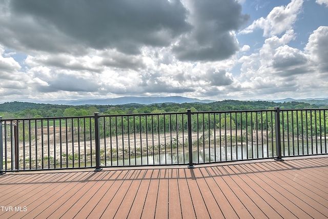 260 Dominique Ln, Greeneville, TN 37743 - deck with a mountain view