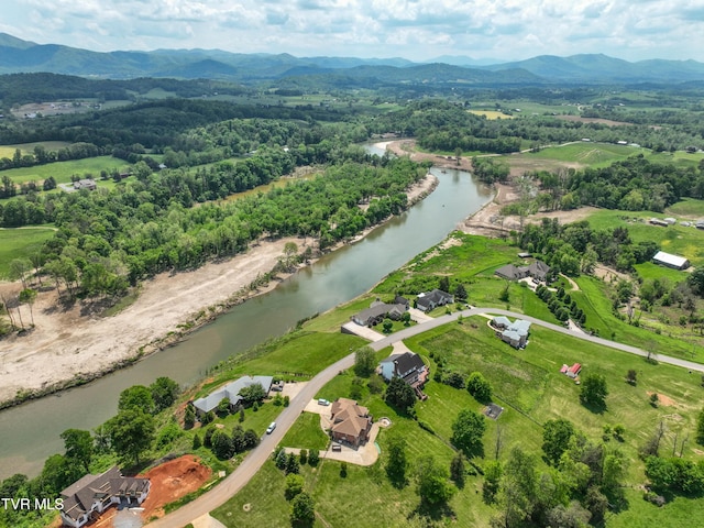 260 Dominique Ln, Greeneville, TN 37743 - birds eye view of property with a water and mountain view