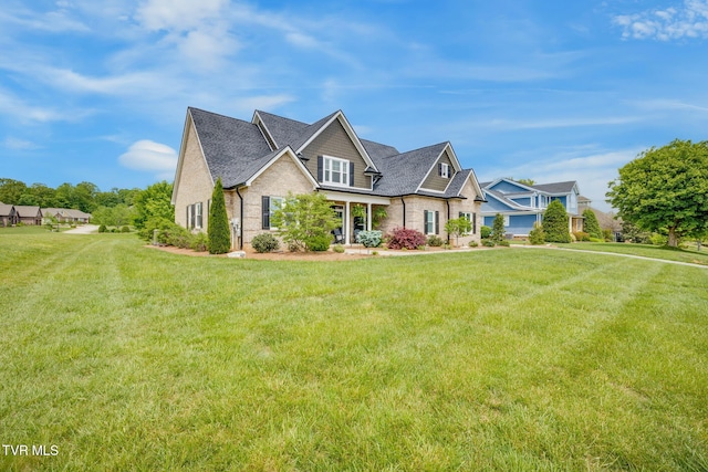 145 Grande Harbor Way, Blountville, TN 37617 - craftsman house featuring a front yard and brick siding