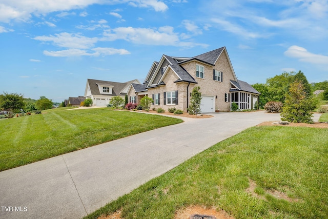 145 Grande Harbor Way, Blountville, TN 37617 - view of front of property with an attached garage, concrete driveway, and a front yard
