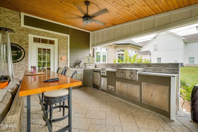 145 Grande Harbor Way, Blountville, TN 37617 - view of patio with a ceiling fan and outdoor dining space