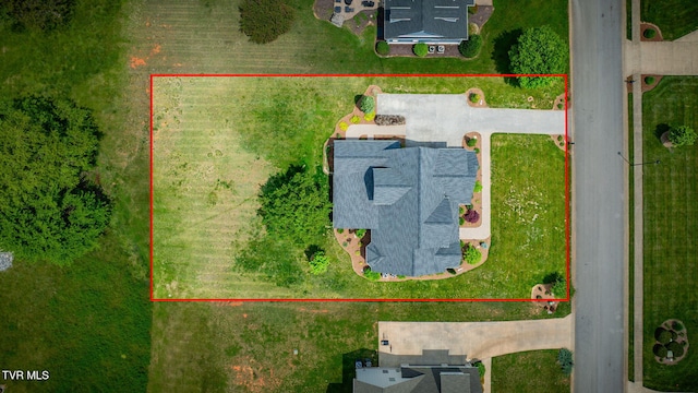 145 Grande Harbor Way, Blountville, TN 37617 - aerial view of property's location with property parcel outlined