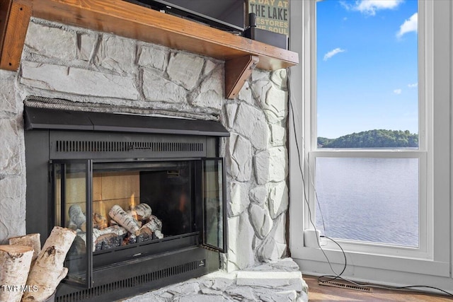 196 Furches Dr, Gray, TN 37615 - detailed view of a fireplace