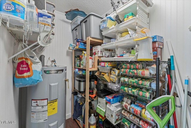 196 Furches Dr, Gray, TN 37615 - storage room featuring electric water heater
