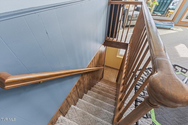 196 Furches Dr, Gray, TN 37615 - stairs with carpet flooring and baseboards