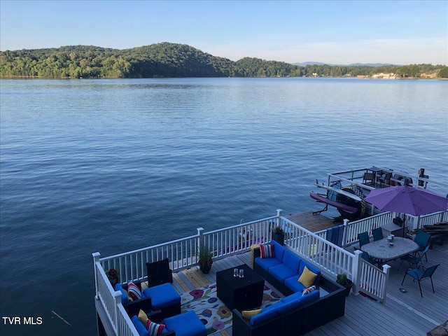 196 Furches Dr, Gray, TN 37615 - water view featuring a heavily wooded area