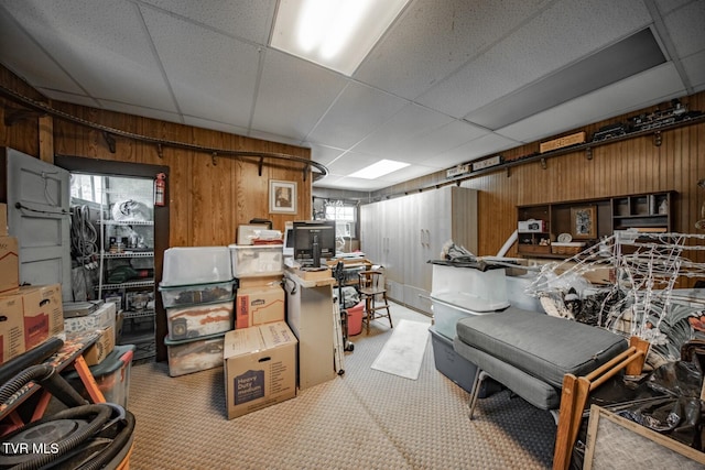 view of storage room