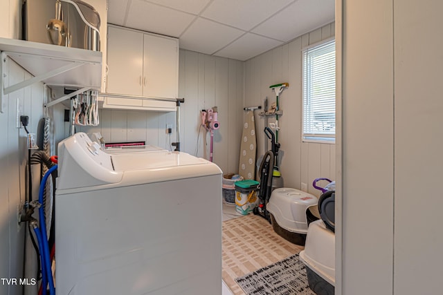 laundry room with cabinet space and washing machine and dryer