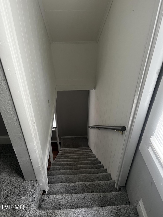 view of stairs