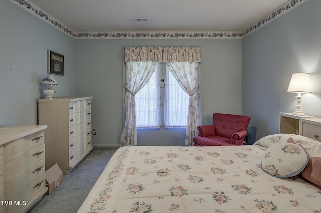 600 Valley Ave, Erwin, TN 37650 - carpeted bedroom featuring visible vents