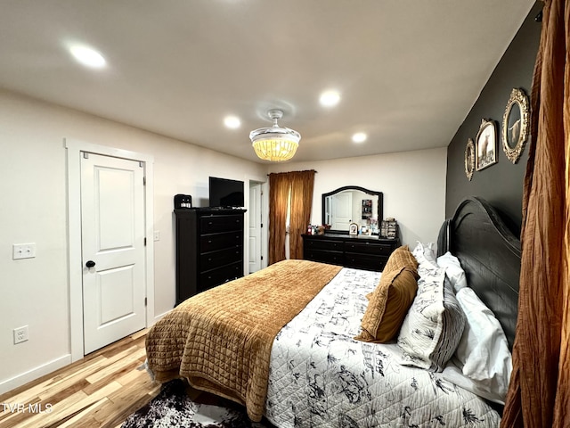3401 Fairfax Rd, Coeburn, VA 24230 - bedroom with light wood finished floors, recessed lighting, and baseboards