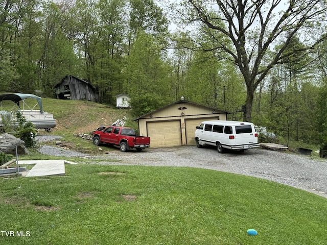 7311 Rocky Fork Rd, Wise, VA 24293 - exterior space featuring an outdoor structure and a garage