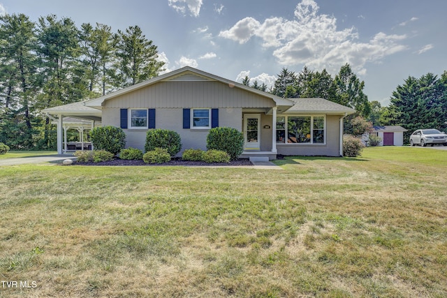 2405 Larkspur Dr, Johnson City, TN 37604 - single story home featuring a front lawn
