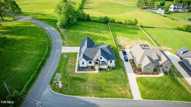 aerial perspective of suburban area