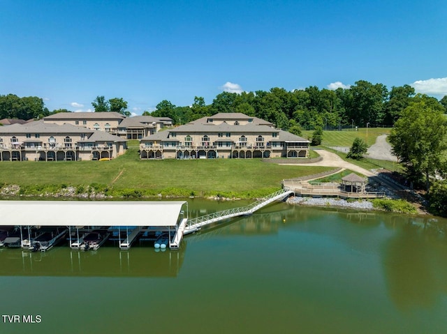 575 Boring Chapel Rd Unit 31, Johnson City, TN 37615 - exterior space featuring a water view and a lawn