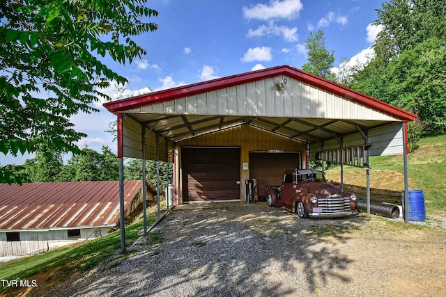 132 Hankal Rd, Gray, TN 37615 - view of parking featuring a garage