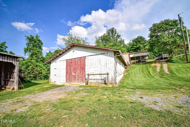 132 Hankal Rd, Gray, TN 37615 - view of outbuilding with an outbuilding