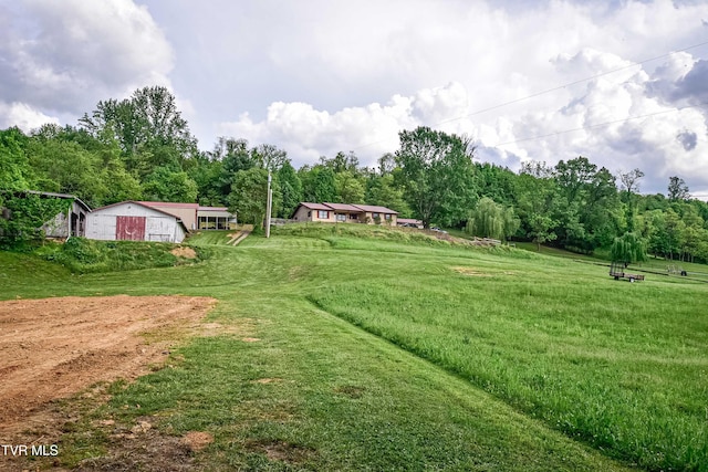 132 Hankal Rd, Gray, TN 37615 - view of yard featuring an outdoor structure and an outbuilding