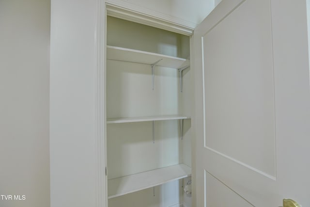 view of closet