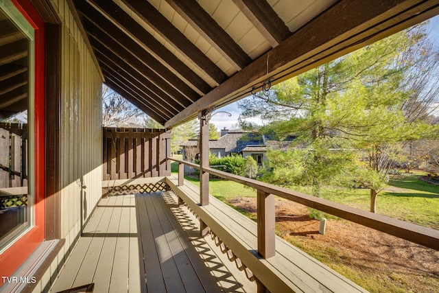 view of deck
