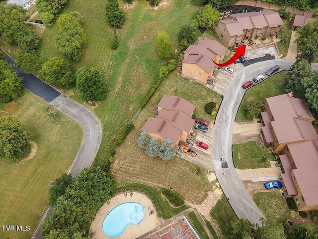 1127 Timbers E ., Unit Greeneville, TN 37745 - aerial overview of property's location featuring a pool area