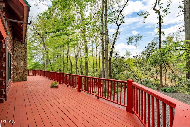 view of deck
