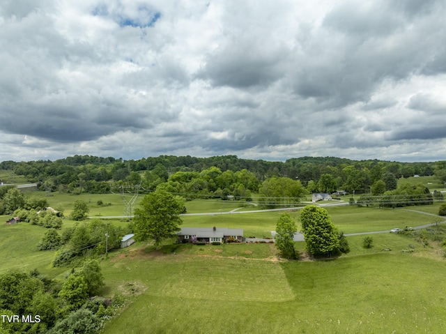 view of community with a rural view