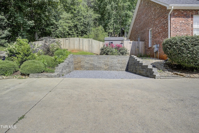 view of patio / terrace with a gate