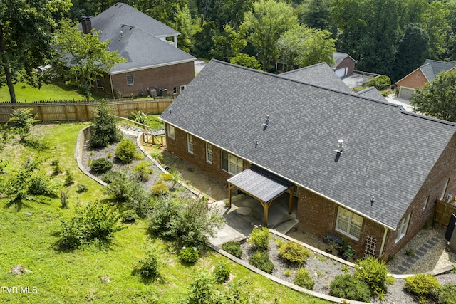 view of subject property