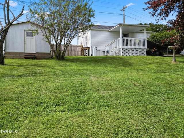 590 Kingsport Hwy, Greeneville, TN 37745 - view of green lawn with an outdoor structure