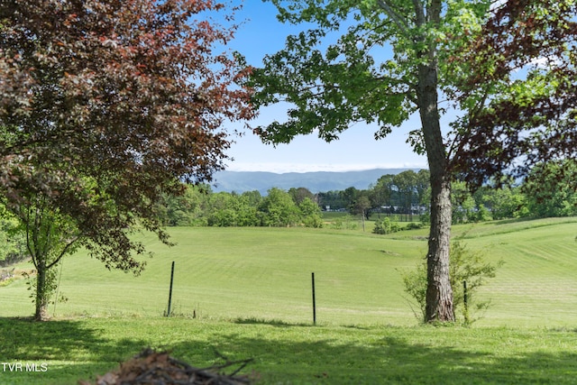 590 Kingsport Hwy, Greeneville, TN 37745 - view of grassy yard with view of golf course, a mountain view, and view of wooded area