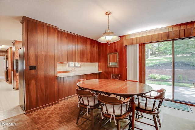 4401 Beechcliff Dr, Kingsport, TN 37664 - dining space featuring wooden walls