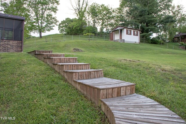 7324 White Pine Cir, Bristol, VA 24202 - view of yard featuring an outbuilding