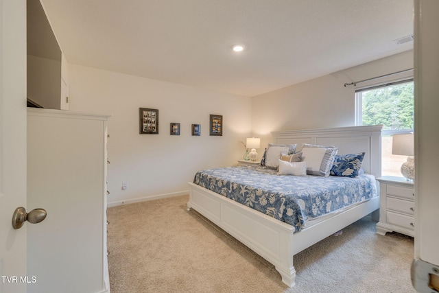 2340 Hamshire St, Johnson City, TN 37601 - bedroom featuring light colored carpet, baseboards, and recessed lighting
